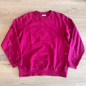 Pop Trading Company Raspberry Crewneck Tee